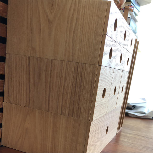 MUJI (無印良品)(ムジルシリョウヒン)の無印良品 MDF 収納 4点 インテリア/住まい/日用品のインテリア小物(小物入れ)の商品写真