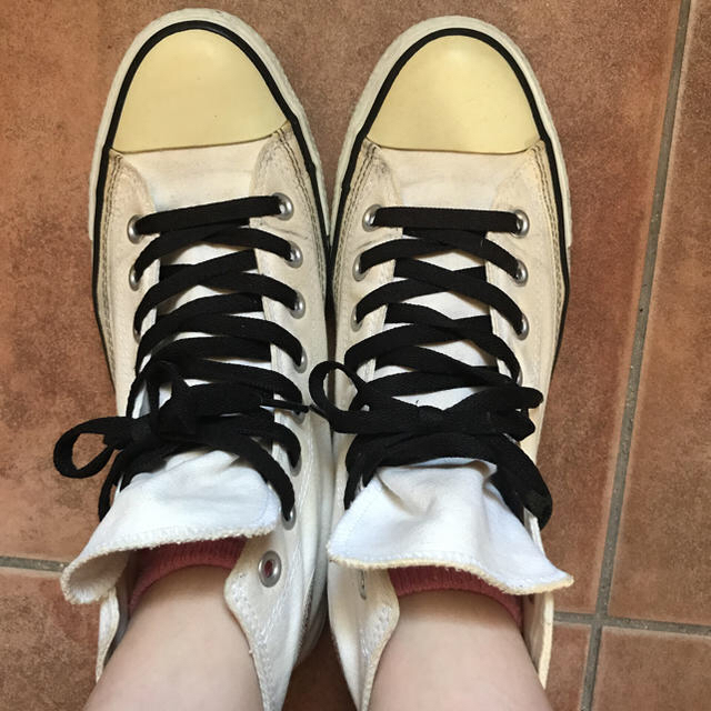 CONVERSE(コンバース)の靴 スニーカー 白 紐付 シューズ コンバース メンズ レディース 26.5㎝ メンズの靴/シューズ(スニーカー)の商品写真