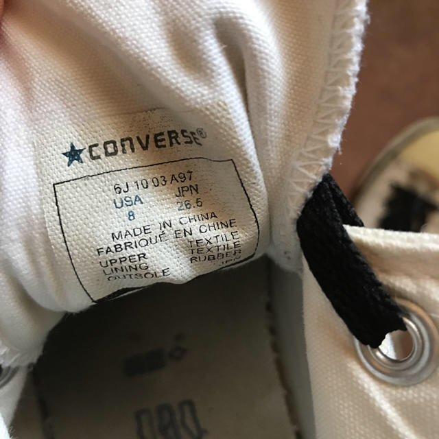 CONVERSE(コンバース)の靴 スニーカー 白 紐付 シューズ コンバース メンズ レディース 26.5㎝ メンズの靴/シューズ(スニーカー)の商品写真