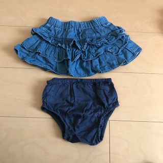 ベビーギャップ(babyGAP)の専用です！ベビーギャップ フリルデニムスカート(スカート)