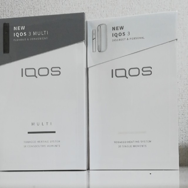 新品未開封】IQOS3キット ホワイト / IQOS3 MULTI グレー-