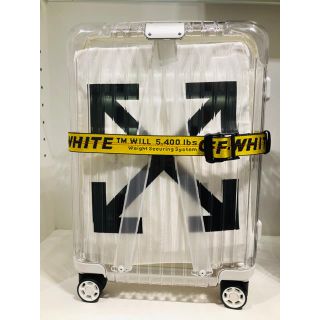 オフホワイト(OFF-WHITE)のオフホワイト × リモワ OFF-WHITE × RIMOWA スーツケース 白(トラベルバッグ/スーツケース)