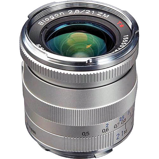 極美品 zeiss 21mm f2.8 biogon ZM シルバー