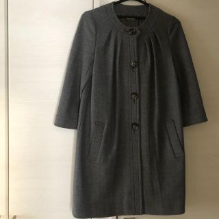 マイケルコース(Michael Kors)の【専用】MICHAEL KORSマイケルコース ベルスリーブノーカラーコート(ノーカラージャケット)