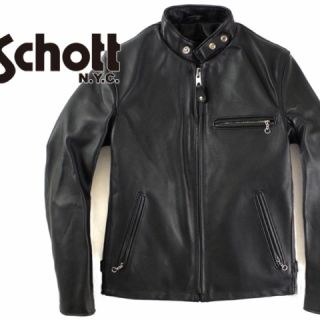 ショット(schott)の大セール‼️ ショット SCHOTT 641 スタンドカラーシングルライダース(ライダースジャケット)