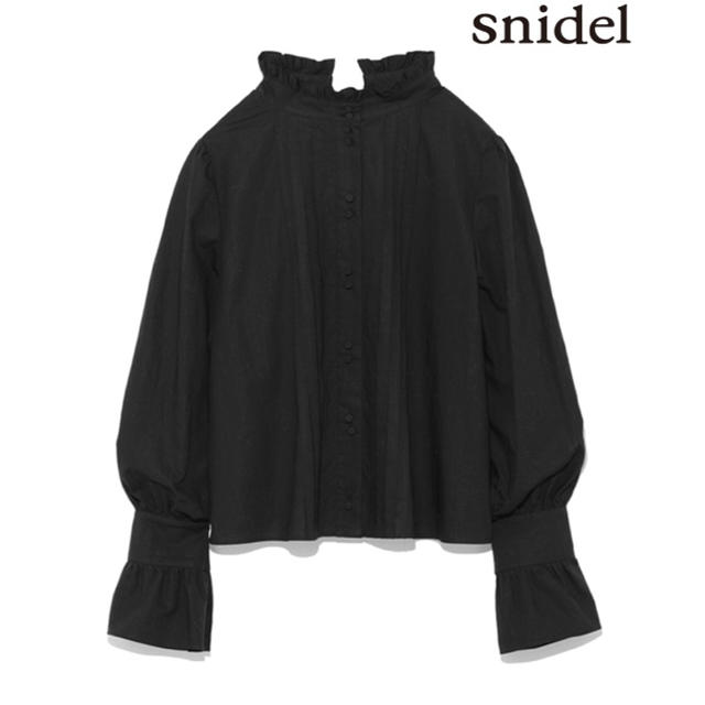 snidel♡2WAYスタンドカラーブラウス