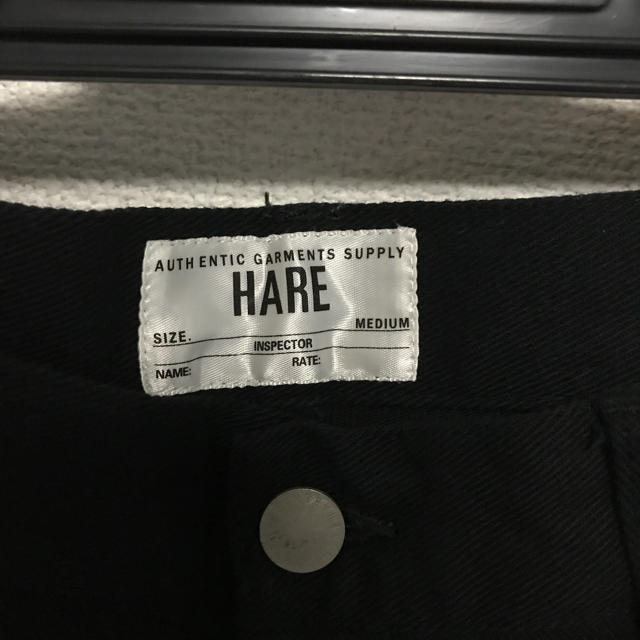 HARE(ハレ)のHARE ブラックデニムパンツ メンズのパンツ(デニム/ジーンズ)の商品写真