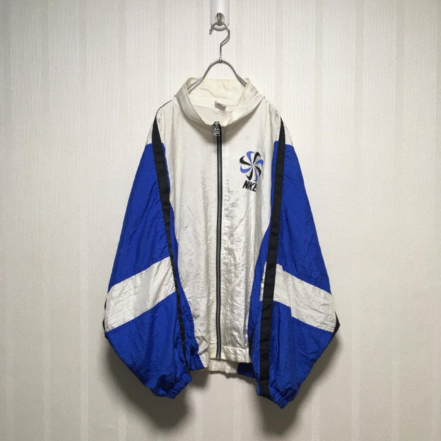 NIKE - NIKE ナイキ 90s 風車 ナイロンジャケット ブルゾンの NIKE - NIKE ナイキ 90s 風車 ナイロンジャケット ブルゾンの