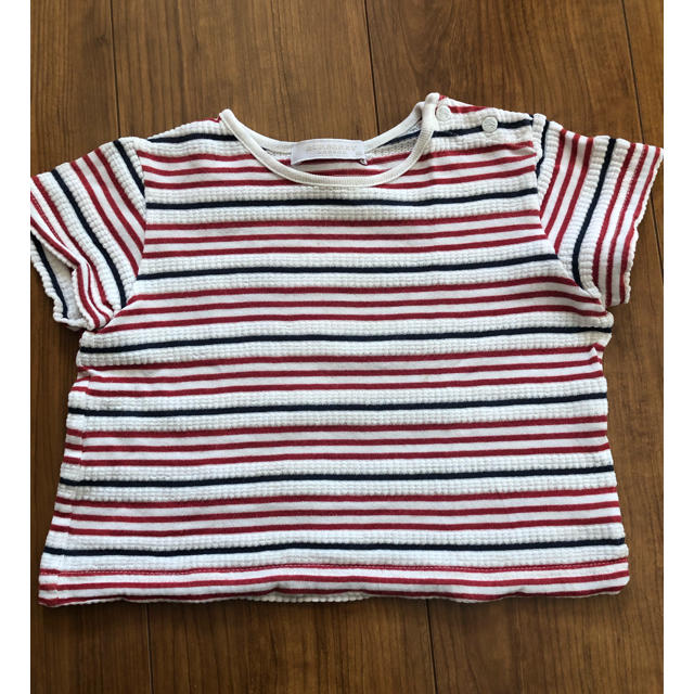 BURBERRY(バーバリー)のバーバリー  ボーダー カットソー Tシャツ  サイズ80 キッズ/ベビー/マタニティのベビー服(~85cm)(シャツ/カットソー)の商品写真