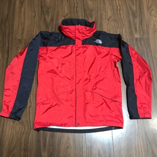 ザノースフェイス(THE NORTH FACE)のノースフェイス ナイロンジャケット 赤 レッド レインウエア(ナイロンジャケット)