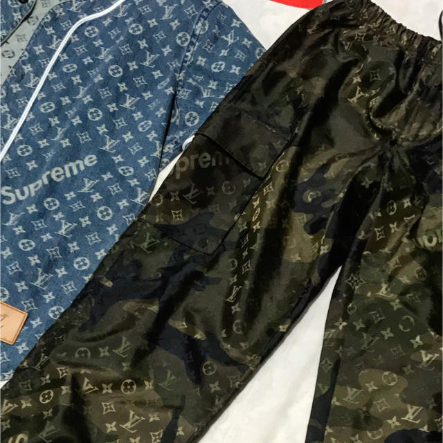 LOUIS VUITTON - シュプヴィトンパンツ supreme louisvuittonの LOUIS VUITTON - シュプヴィトンパンツ supreme louisvuittonの