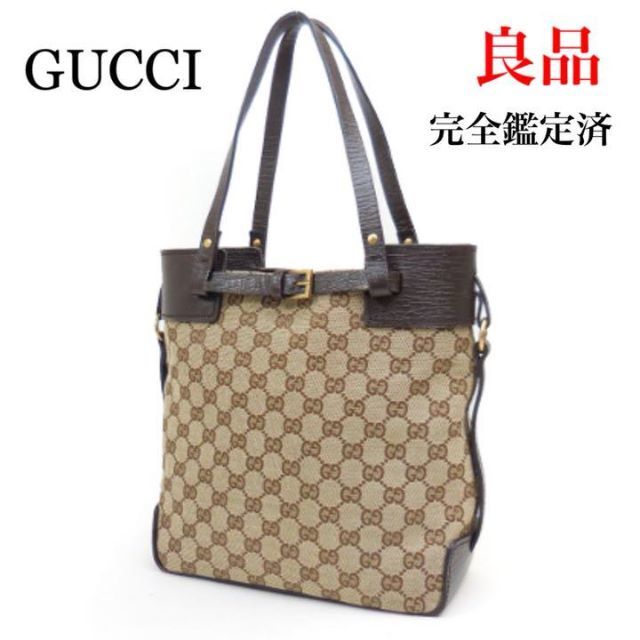 Gucci - GUCCI グッチ GGキャンバス トートバッグ ハンドバッグ 107757 