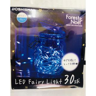 ドウシシャ(ドウシシャ)のLED フェアリーライト電池式 30球 ホワイト&ブルー(蛍光灯/電球)