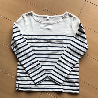 ムジルシリョウヒン(MUJI (無印良品))の無印＊ボーダーTシャツ140(Tシャツ/カットソー)