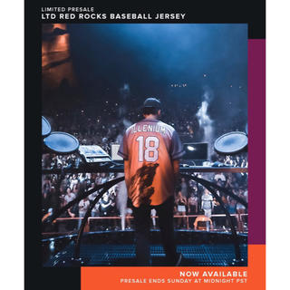 3日限定販売 Illenium Red Rocks Jersey イレニアム(シャツ/ブラウス(半袖/袖なし))