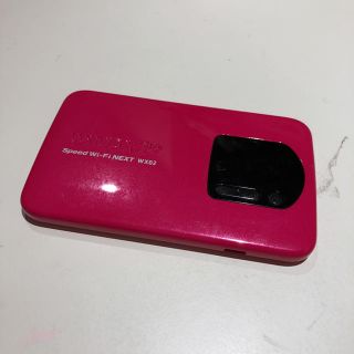 エーユー(au)のUQ WiMAX2+ wx02 ピンク(PC周辺機器)