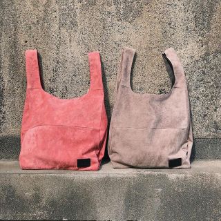 マウジー(moussy)のMOUSSY最新ノベルティ♡ SUEDE SHOPPER BAG♡スエードバッグ(トートバッグ)