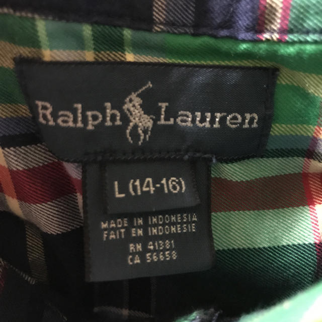 Ralph Lauren(ラルフローレン)のPOLO Ralph Lauren Yシャツ 長袖 チェック メンズのトップス(Tシャツ/カットソー(七分/長袖))の商品写真