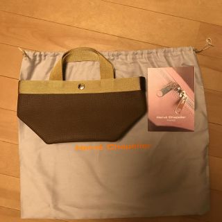 エルベシャプリエ(Herve Chapelier)のエルベシャプリエ 701GP トープ×ゴールド 美品(ハンドバッグ)