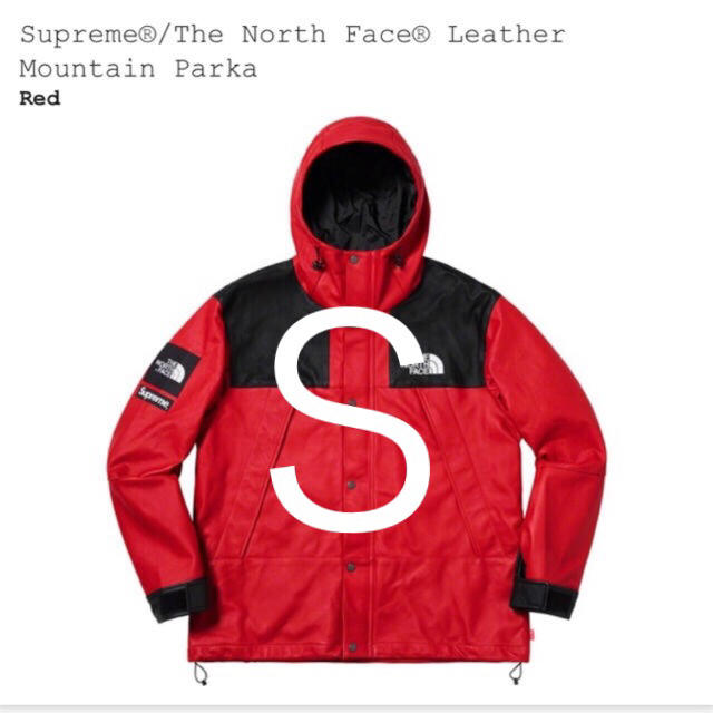 supreme the north face leather Sサイズ