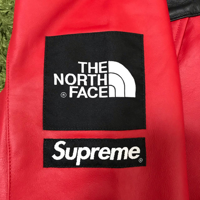 supreme the north face leather Sサイズ メンズのジャケット/アウター(マウンテンパーカー)の商品写真