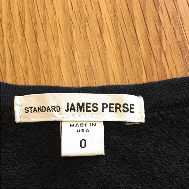 JAMES PERSE(ジェームスパース)のジェームスパース スウェット カットソー 黒 レディースのトップス(トレーナー/スウェット)の商品写真