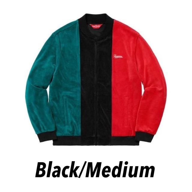 新品未使用 Supreme Velour Zip Up Jacket