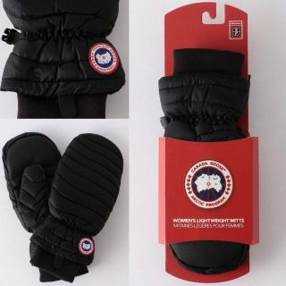 カナダグース(CANADA GOOSE)の★新品正規品★カナダグース ライトウェイト ミトン グローブ レディース S(手袋)