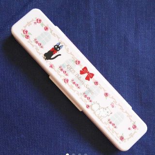 ジブリ(ジブリ)の美品　ジブリ　ジジ　ねこ　箸　スプーン　セット　お弁当　かわいい(弁当用品)