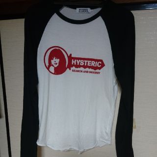 ヒステリックグラマー(HYSTERIC GLAMOUR)のはなちゃんさん　ﾋｽ　ラグランTシャツ　(カットソー(長袖/七分))