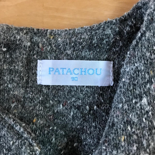 PATACHOU(パタシュー)のPatachou パタシュー ペプラム ニット Bebe べべ  レギンス 90 キッズ/ベビー/マタニティのキッズ服女の子用(90cm~)(ニット)の商品写真