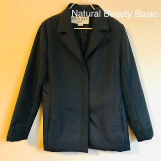 ナチュラルビューティーベーシック(NATURAL BEAUTY BASIC)のナチュラルビューティーベーシック 黒ジャケット Mサイズ(テーラードジャケット)