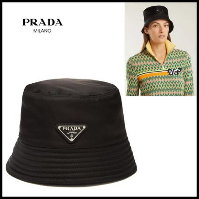 PRADA - PRADA ナイロンバケットハットの通販 by nady's shop｜プラダならラクマ