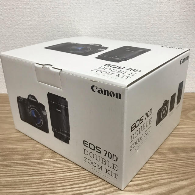 Canon(キヤノン)のCanon EOS70D ダブルズームキット スマホ/家電/カメラのカメラ(デジタル一眼)の商品写真