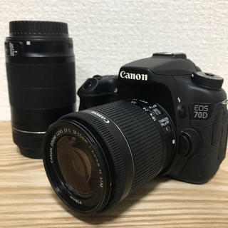 キヤノン(Canon)のCanon EOS70D ダブルズームキット(デジタル一眼)
