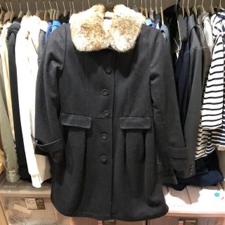 ページボーイ(PAGEBOY)のページボーイファー付きコート☆Lサイズ(ロングコート)