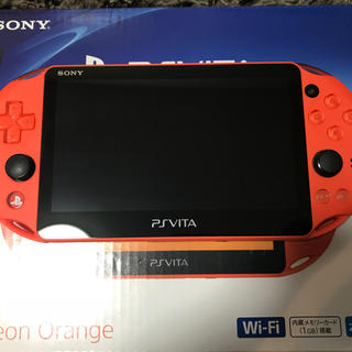 プレイステーションヴィータ(PlayStation Vita)のPS Vita PCH-2000 オレンジ 美品(携帯用ゲーム機本体)