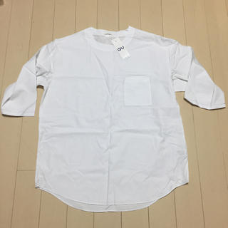 ジーユー(GU)の専用メンズビックフルオーバーシャツ7分袖L(Tシャツ/カットソー(七分/長袖))
