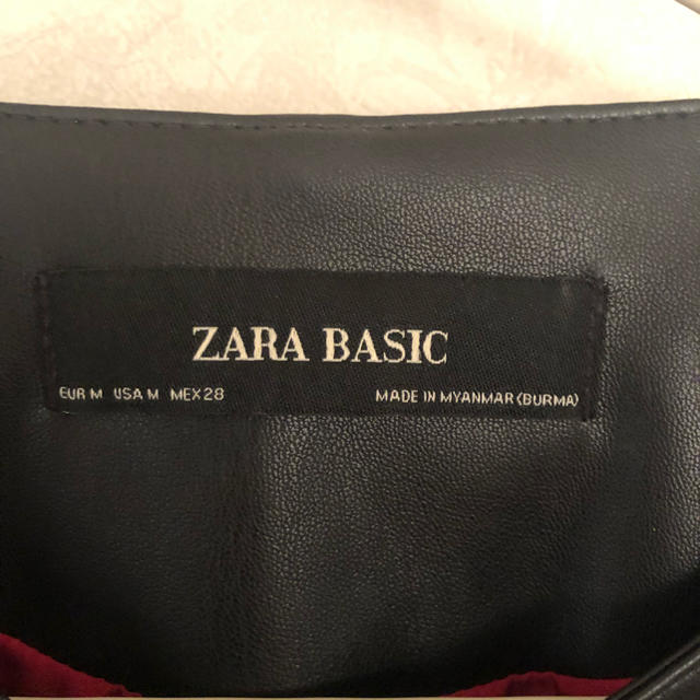 ZARA(ザラ)のCHIII様専用  ZARAフェイクレザージャケット レディースのジャケット/アウター(ノーカラージャケット)の商品写真