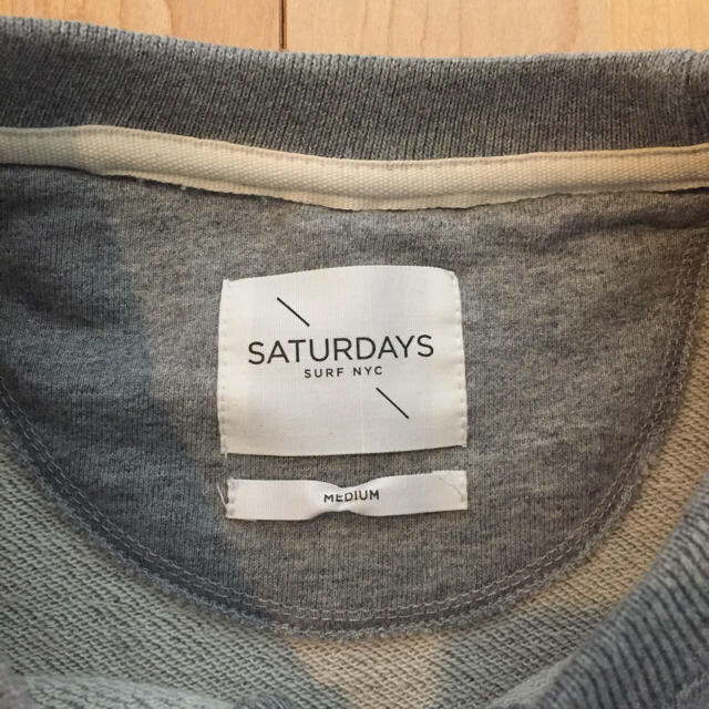 SATURDAYS SURF NYC(サタデーズサーフニューヨークシティー)の専用【再！大幅値下げ！】新品！SATURDAYS SURF NYC スウェット メンズのトップス(スウェット)の商品写真