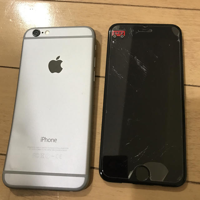 Apple(アップル)のiPhone6 16GB スペースシルバー ジャンク スマホ/家電/カメラのスマートフォン/携帯電話(スマートフォン本体)の商品写真