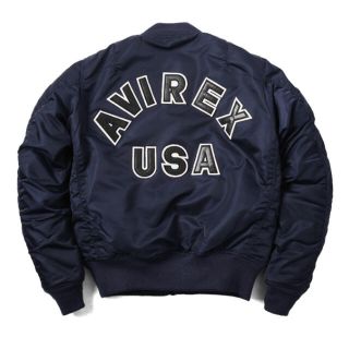 アヴィレックス(AVIREX)の美品♡men's AVIREX MA-1 FLYING JACKET Lサイズ(フライトジャケット)