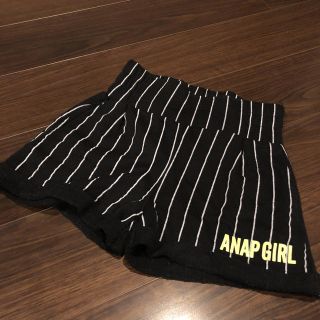 アナップ(ANAP)のANAPGIRL ハイウエストショーパン ストライプ S(パンツ/スパッツ)