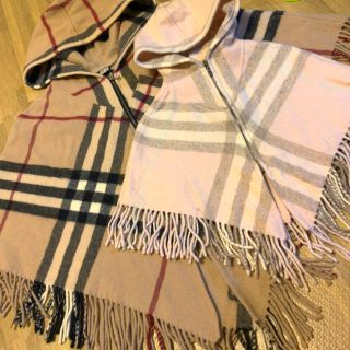 バーバリー(BURBERRY)のバーバリー ポンチョ 美品(ポンチョ)