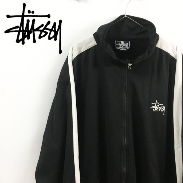 STUSSY - stussy ストゥーシー ジャージ 黒の通販 by POJ SHOP｜ステューシーならラクマ