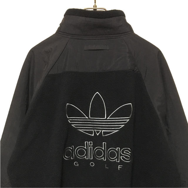 adidas(アディダス)の希少 adidas アディダス トレフォイル ビックロゴ フリースジャケット メンズのトップス(スウェット)の商品写真