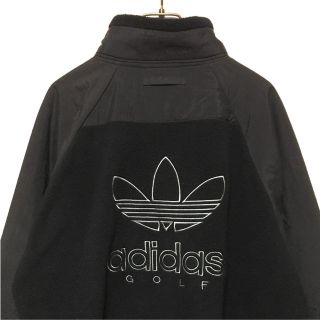 アディダス(adidas)の希少 adidas アディダス トレフォイル ビックロゴ フリースジャケット(スウェット)