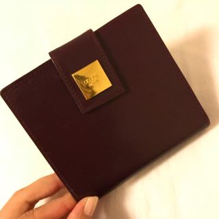 セリーヌ(celine)のセリーヌ♡ヴィンテージ♡財布♡パープル(財布)