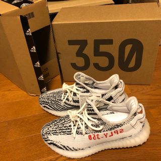 アディダス(adidas)のadidas YEEZY BOOST 350 V2 ゼブラ 24cm(スニーカー)