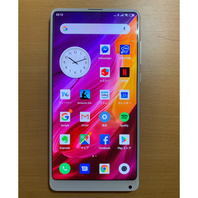 スマホ/家電/カメラ【ハイスペックスマホ】Xiaomi Mi MIX 2S 6GB/64GB 白